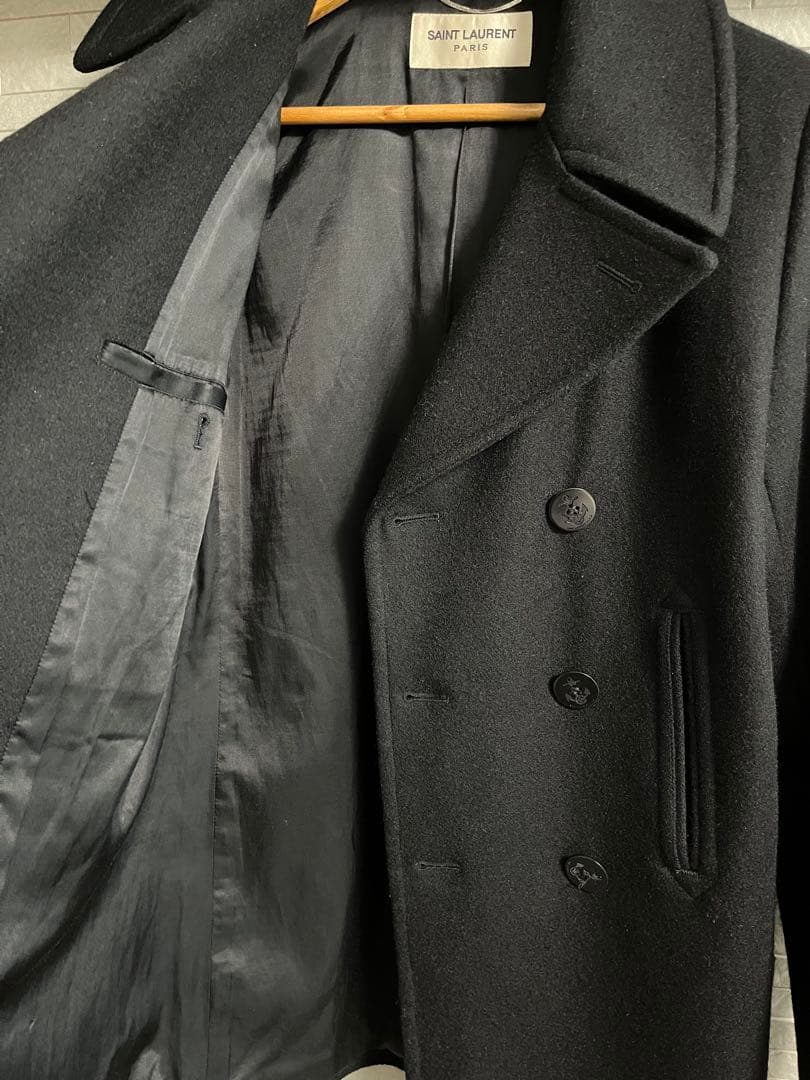 Saint Laurent 14awクラシックキャビン チューブコート 44