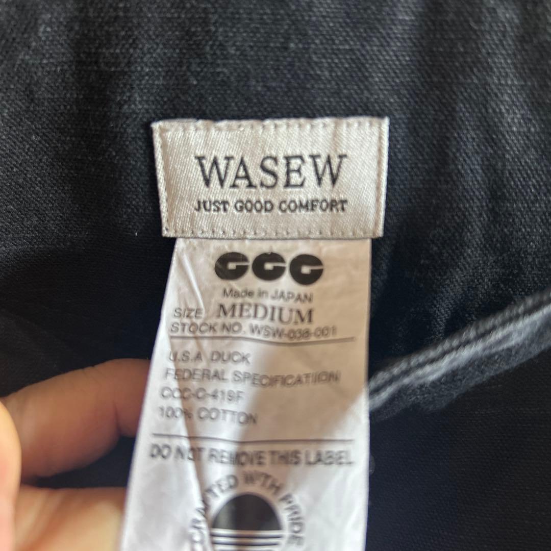 ま*お様 WASEW ブラックサロペット M