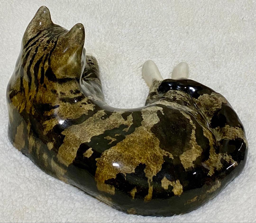 サイズ7　ウィンスタンレイキャット　ケンジントンキャット　横たわり猫　貫入無し❣️