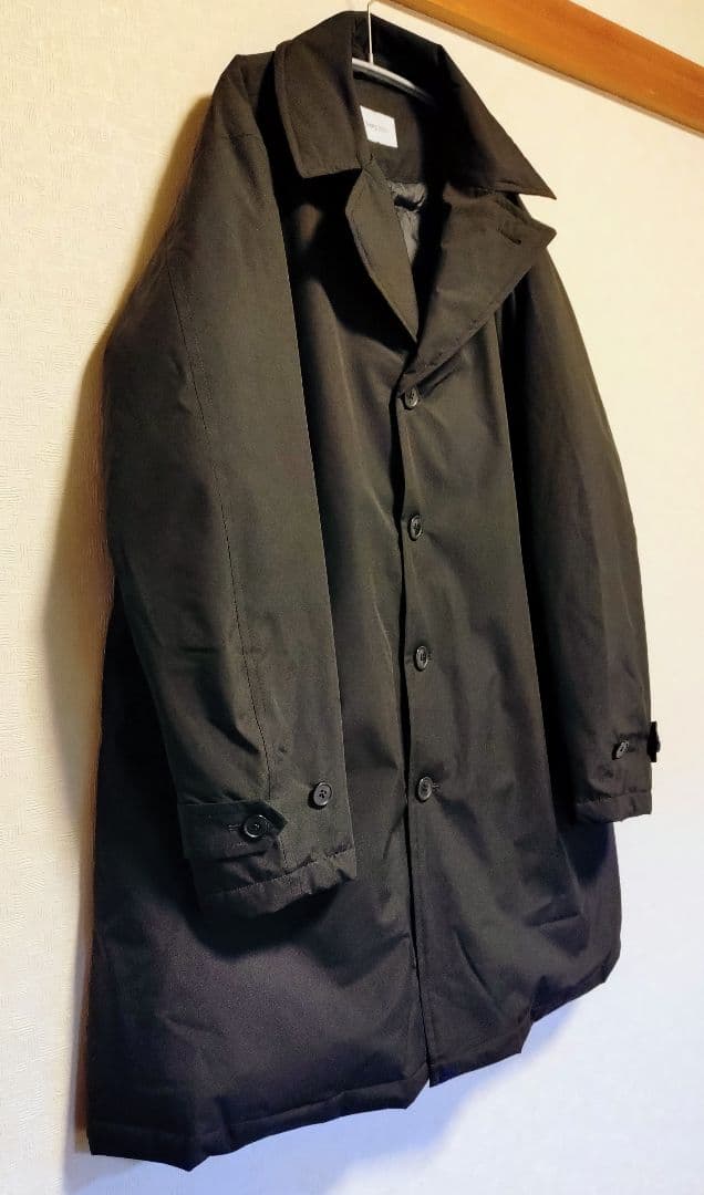 【SHIPS any】撥水/防風等 多機能 ダウン クラシカル ミドルカーコート