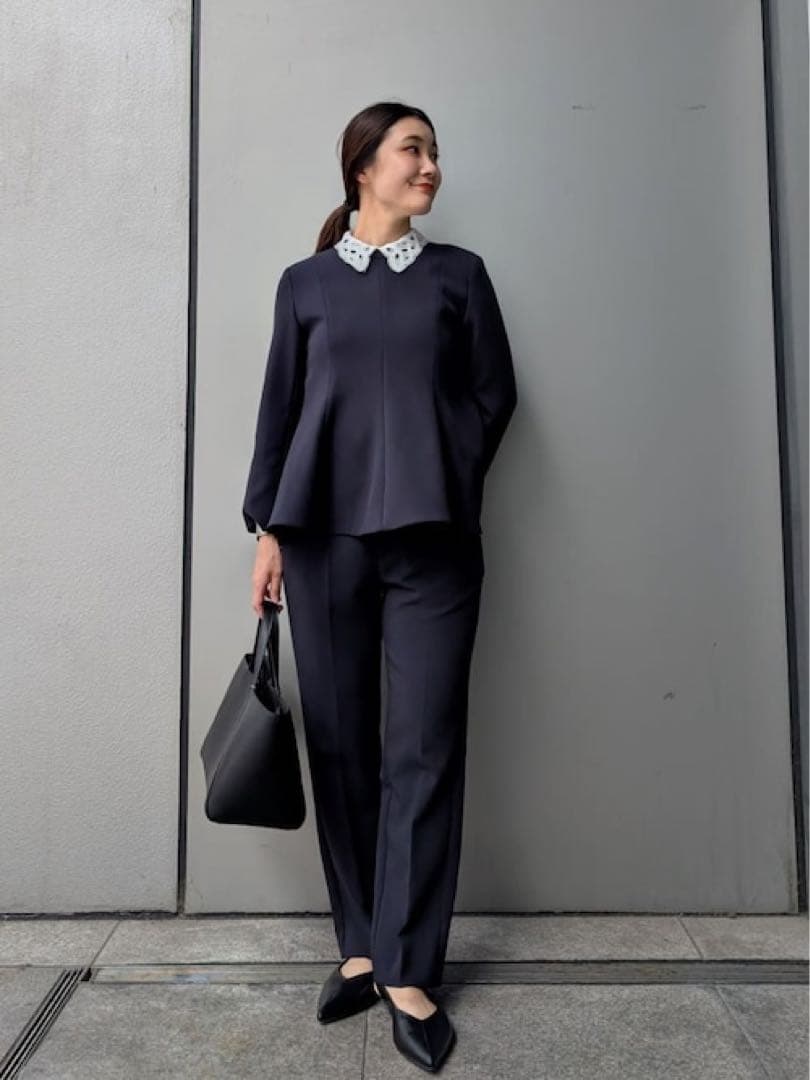 【新品未使用】MilaOwen 2wayレースカラーペプラム　トップスのみ