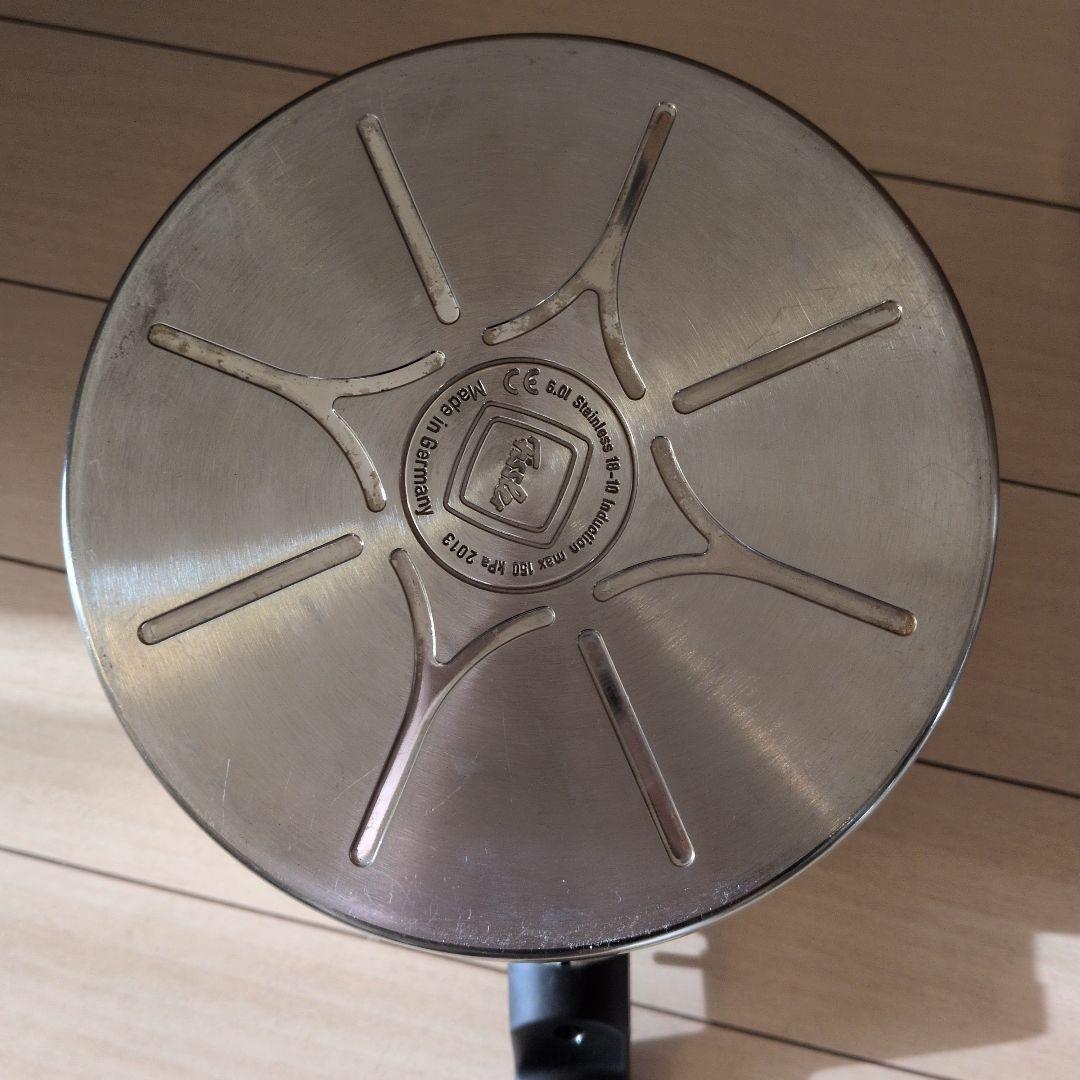 Fissler　フィスラー　ステンレス圧力鍋 蒸し器・ガラス蓋付き