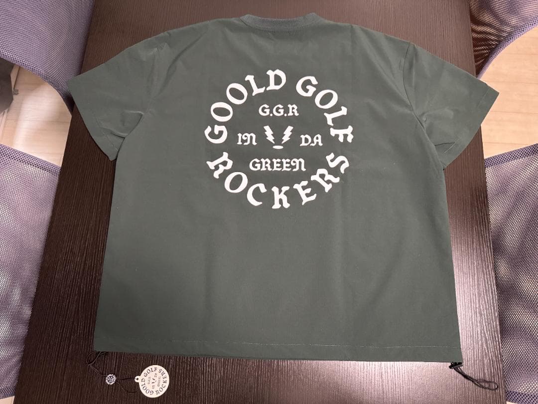 【限定】ゴールドゴルフロッカーズ 上下セットアップ＆ソックス カーキ XL