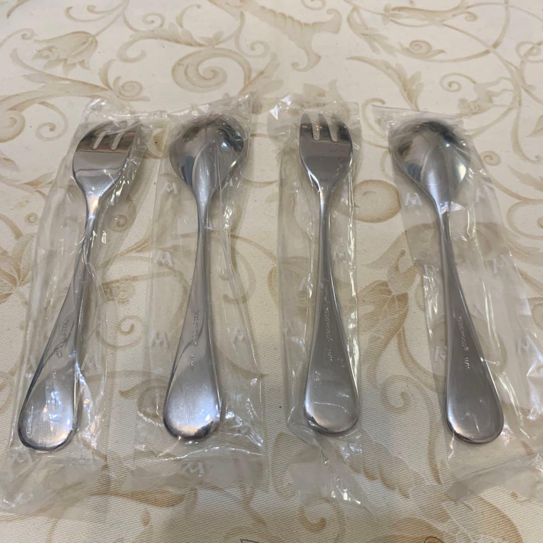 希少　ウェッジウッド スワル　カトラリー　デザートスプーン　デザートフォーク