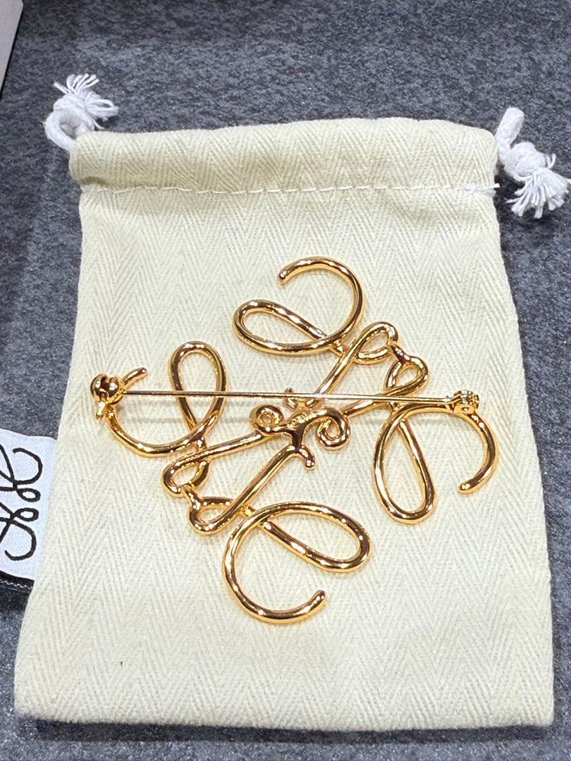 LOEWE ロエベ ブローチ| ゴールド