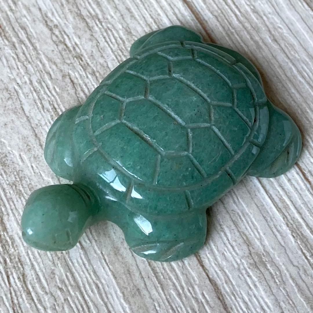 癒しの石で健康促進・亀/アベンチュリン/パワーストーン/天然石