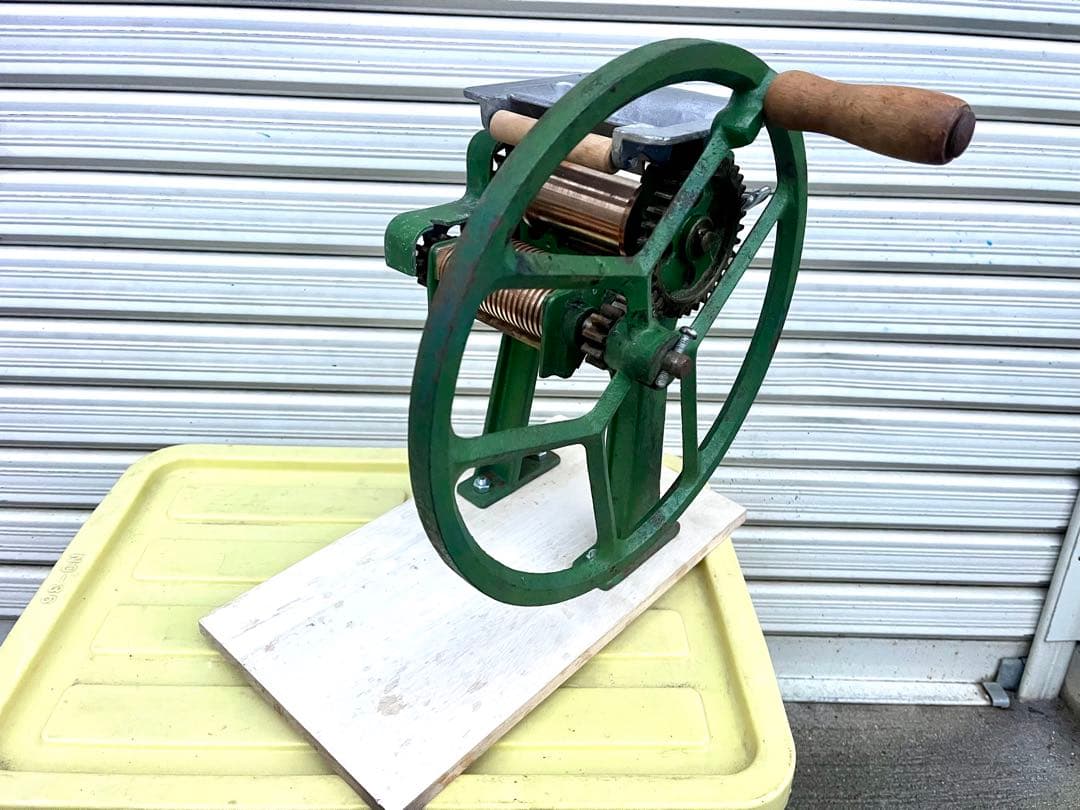 小野式　製麺機　1型　清掃済み　即日又は翌日発送　真鍮綺麗です。