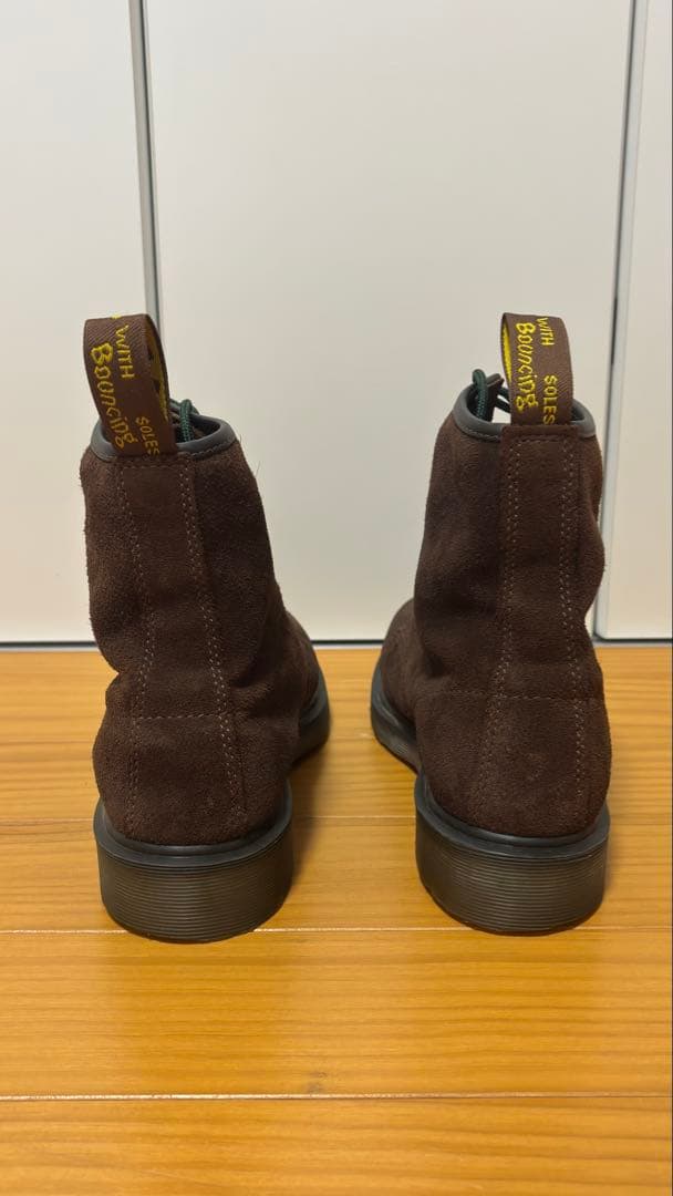 a*2様 ドクターマーチン　8ホール　UK8 EU42 スエード　ブーツ　ブラウ