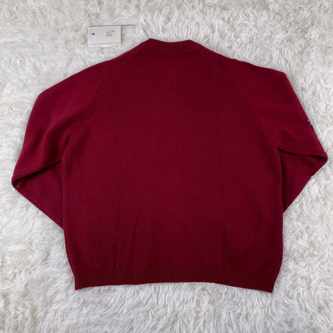 【極美品】BALLANTYNE カシミア100% ニット　カーディガン　赤　44