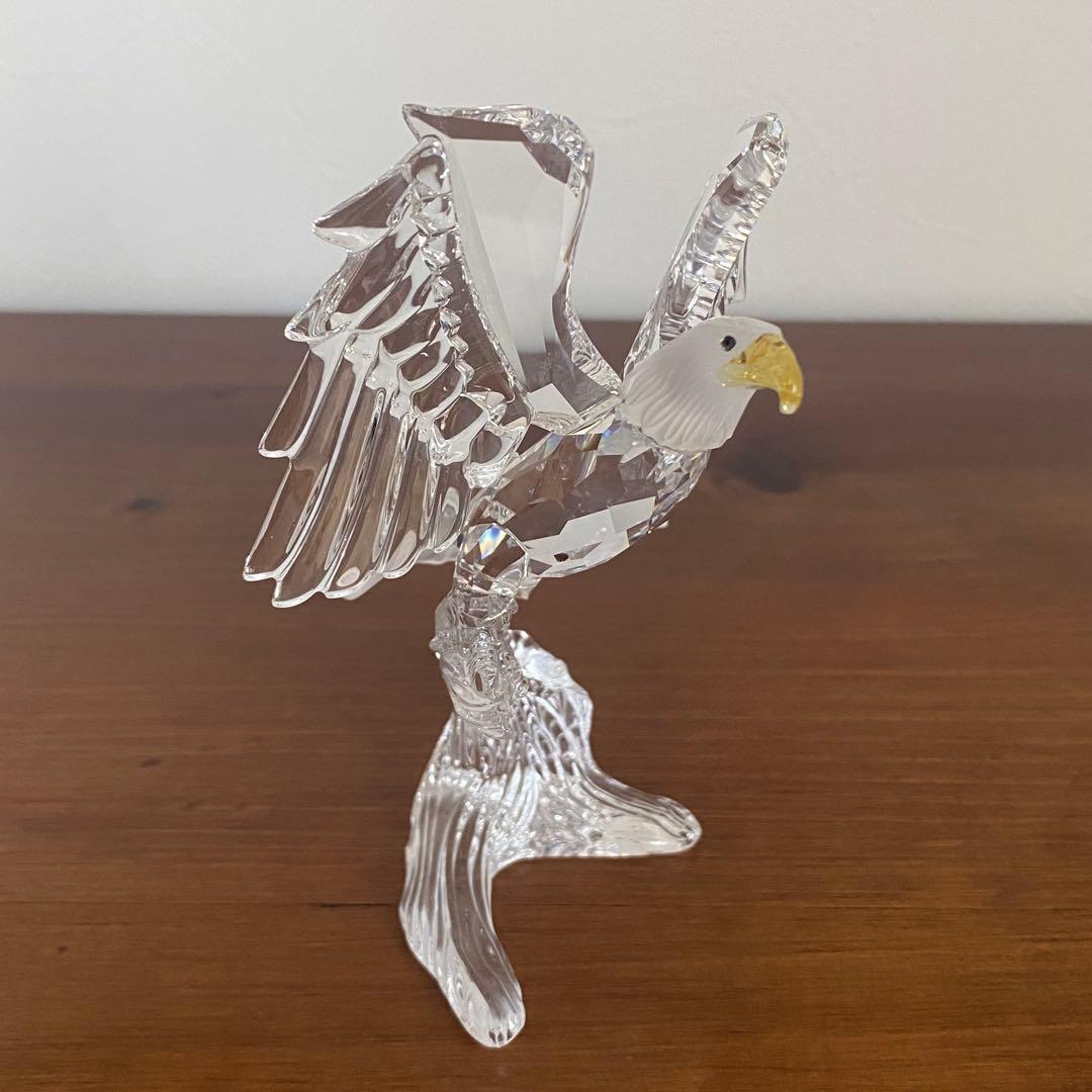 SWAROVSKI スワロフスキー クリスタル ハクトウワシ 置物