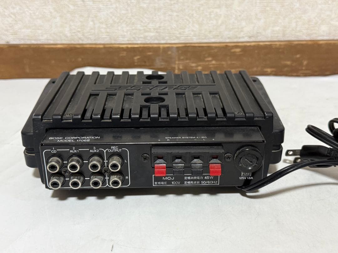 ジャンク品 bose 1706ii パワーアンプ