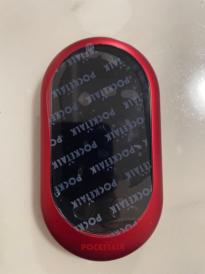 【新品未使用】POCKETALK Wシリーズ　翻訳機 レッド 本体