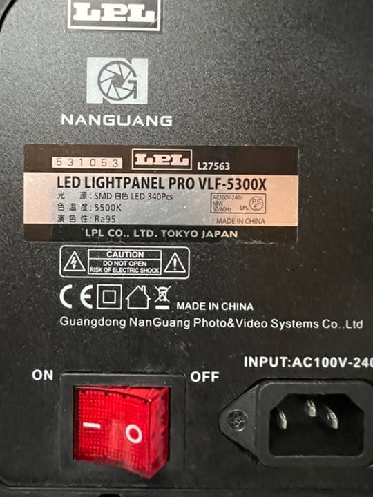 LPL LED写真撮影照明機材　使用時間10時間程度