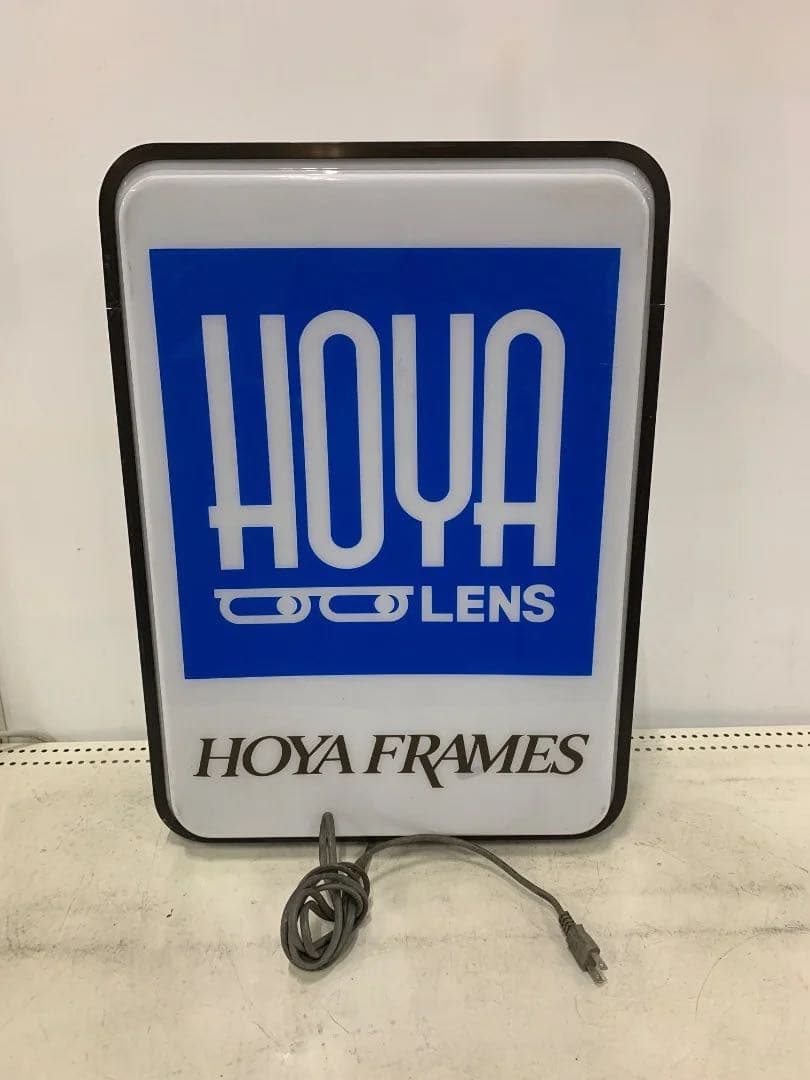 【非売品】HOYA LENS HOYA FRAMES 看板　サインボード