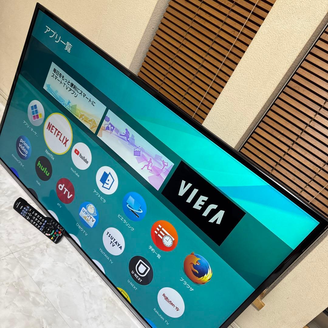Panasonic VIERA 49V型 4K液晶テレビ スマートTV 外付対応