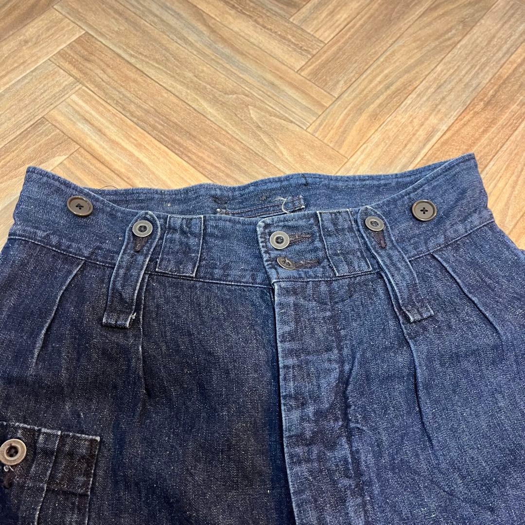 希少　ナイジェルケーボン　ブリティッシュアーミーパンツ　デニム　日本製　W30