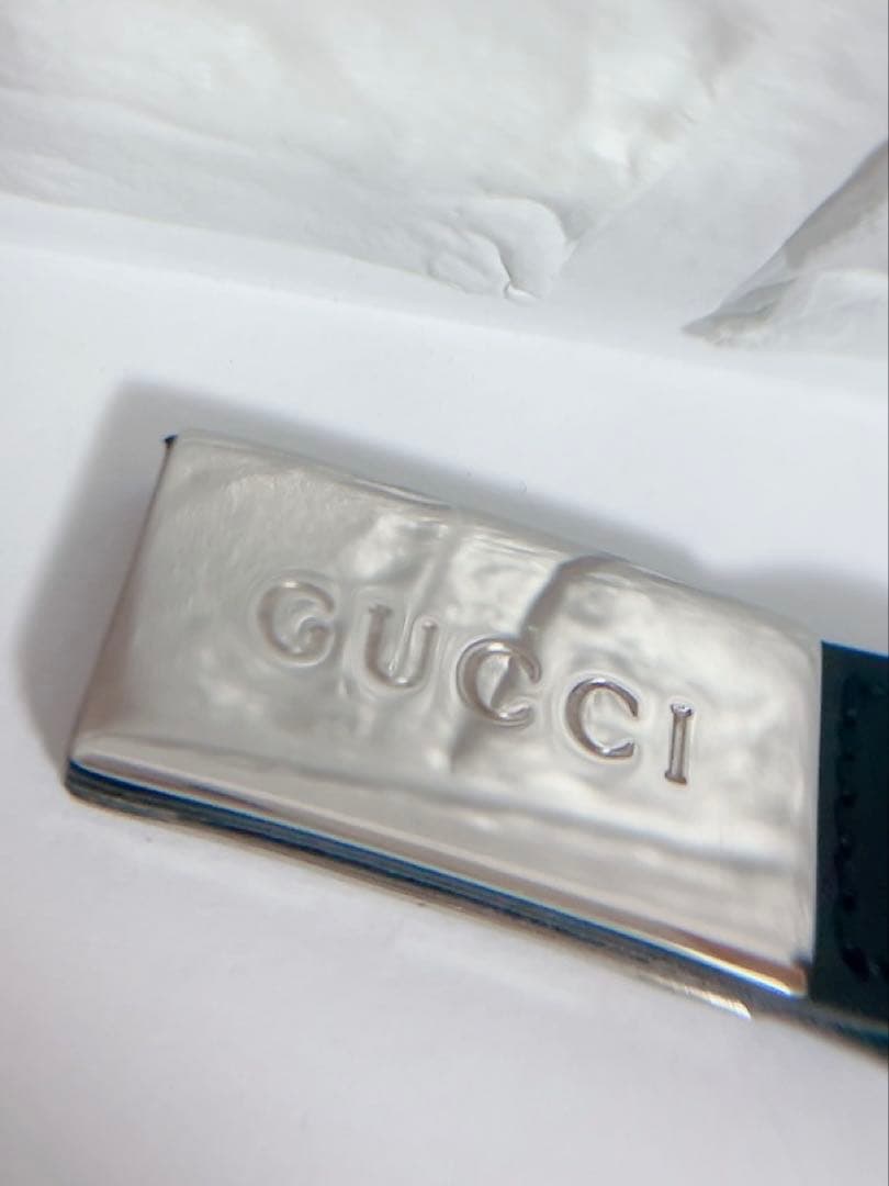 グッチ　GUCCI キーホルダー　キーリング　シルバー　未使用品