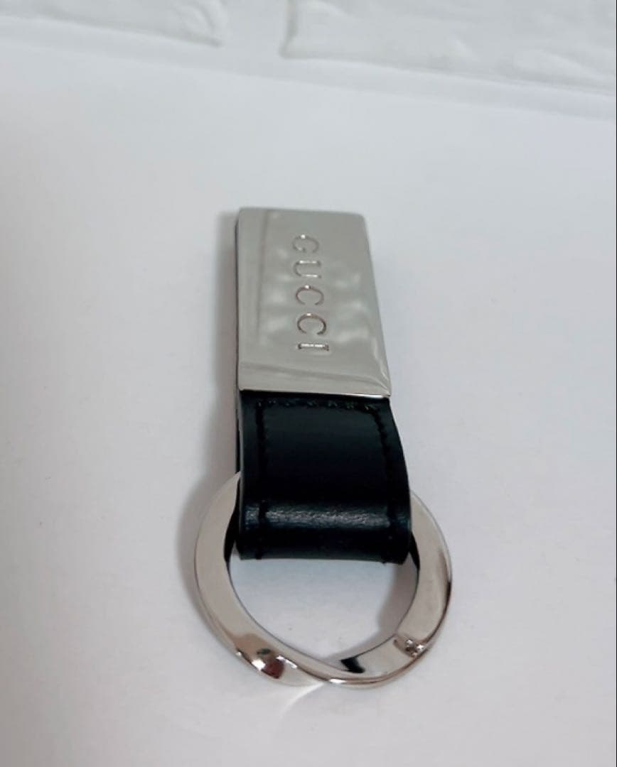 グッチ　GUCCI キーホルダー　キーリング　シルバー　未使用品