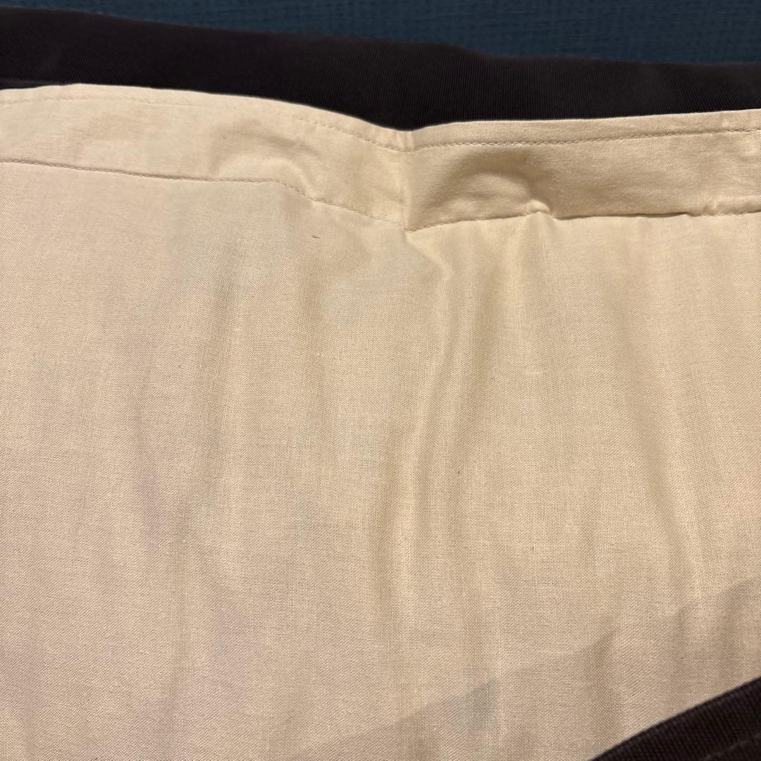 無印　良品計画　BIGクッション　濃ブラウン