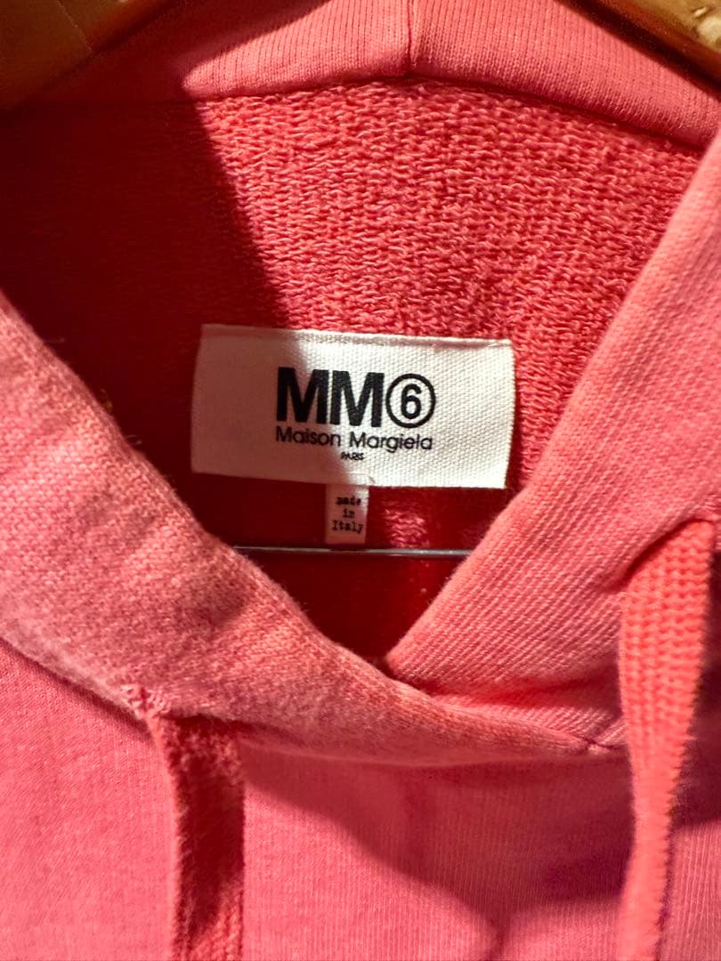 MM6 20SS レイヤードデザイン プリント スウェット M