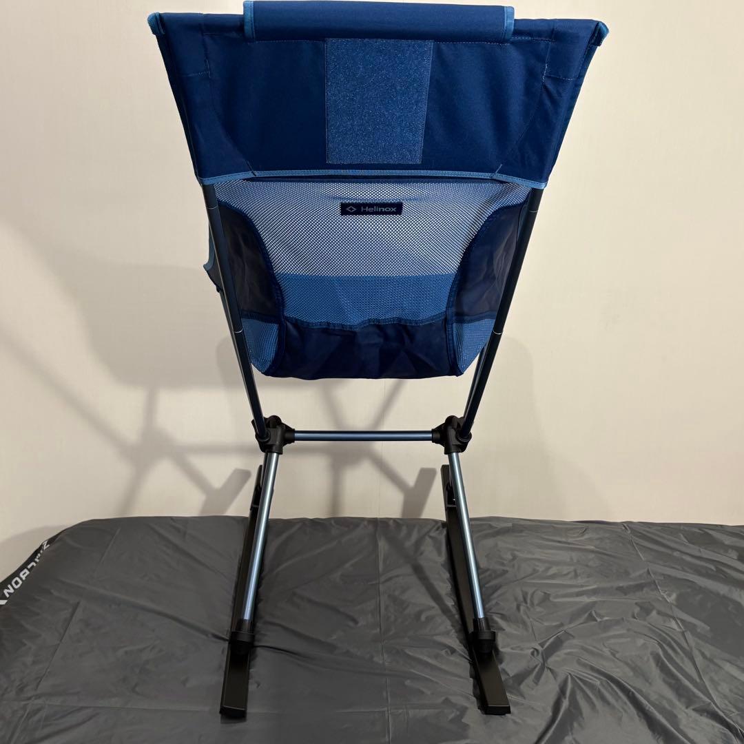 サンセットチェア＋ロッキングフットセット　ヘリノックス　ブルー