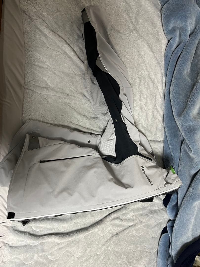 カワサキ×クシタニ ソフトシェルシングルジャケット LL ホワイト