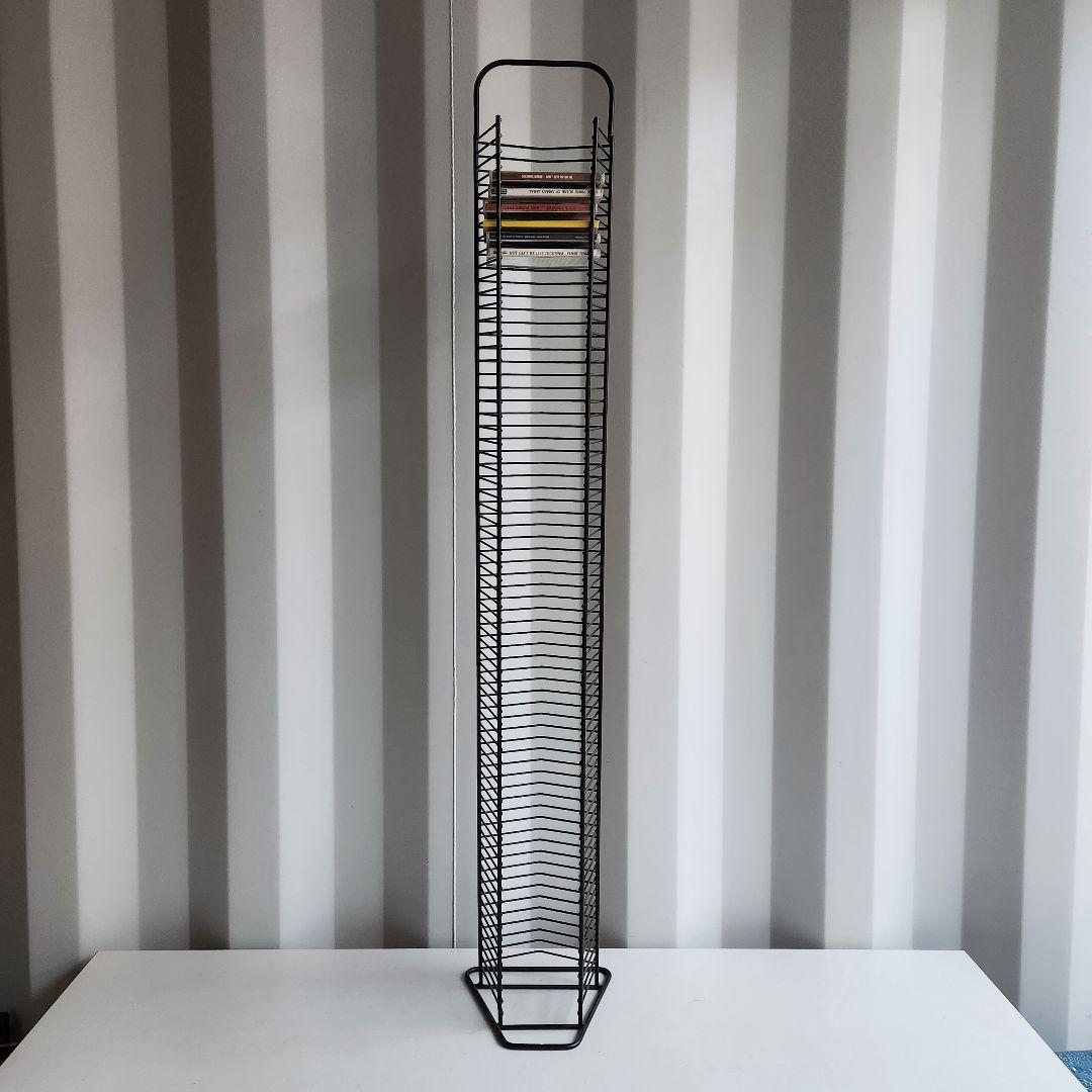希少 ヴィンテージ l Wire CDラック CDタワー 114cm