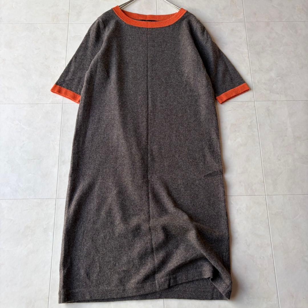 美品 ダーマコレクション カシミヤ100% 3点 アンサンブル バイカラー M