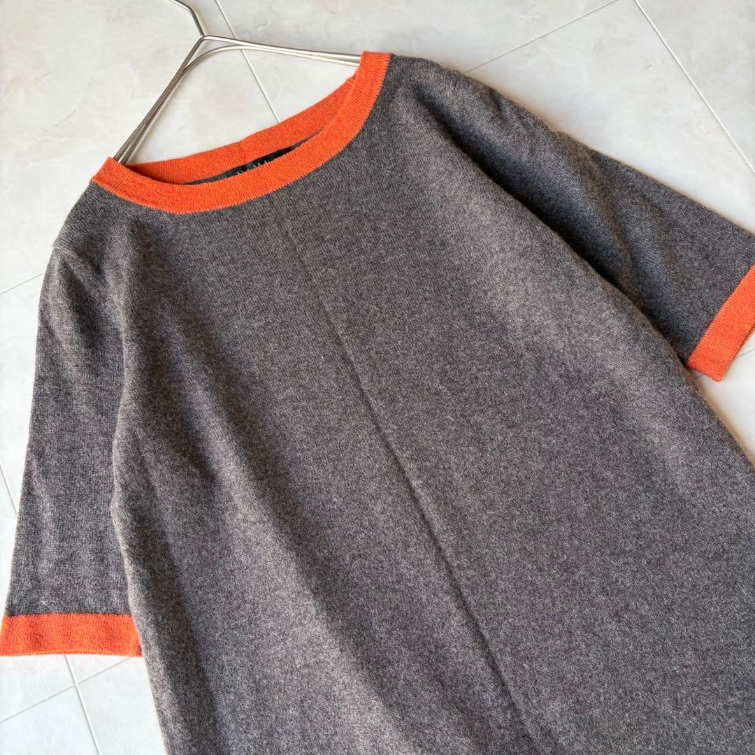 美品 ダーマコレクション カシミヤ100% 3点 アンサンブル バイカラー M