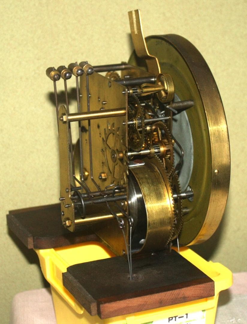 可動品 中型 EPOCH 今津時計 アンティーク 柱時計 掛時計 ２打打ち