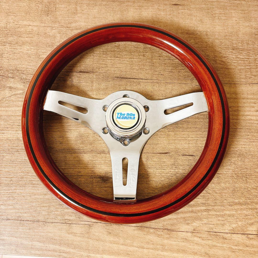 ウッドハンドル　ウッドステアリング　小径　29Φ USDM 旧車　アメリカン