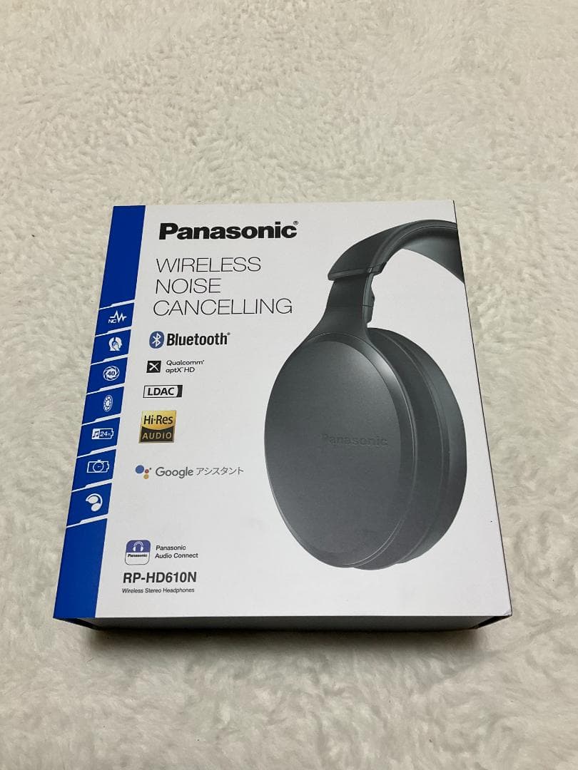 新品未開封 パナソニック 密閉型ワイヤレスヘッドホン RP-HD610N-K