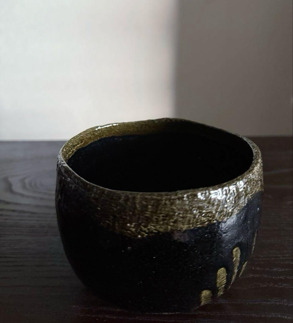 茶道具 黒茶碗 光悦写 雨雲 紫楽造