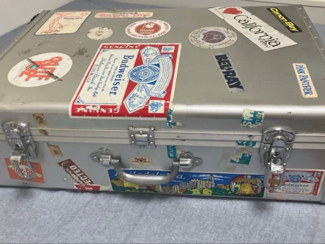 サ*リ様 ジュラルミン製スーツケース　アルミ合金　レア　ビンテージ