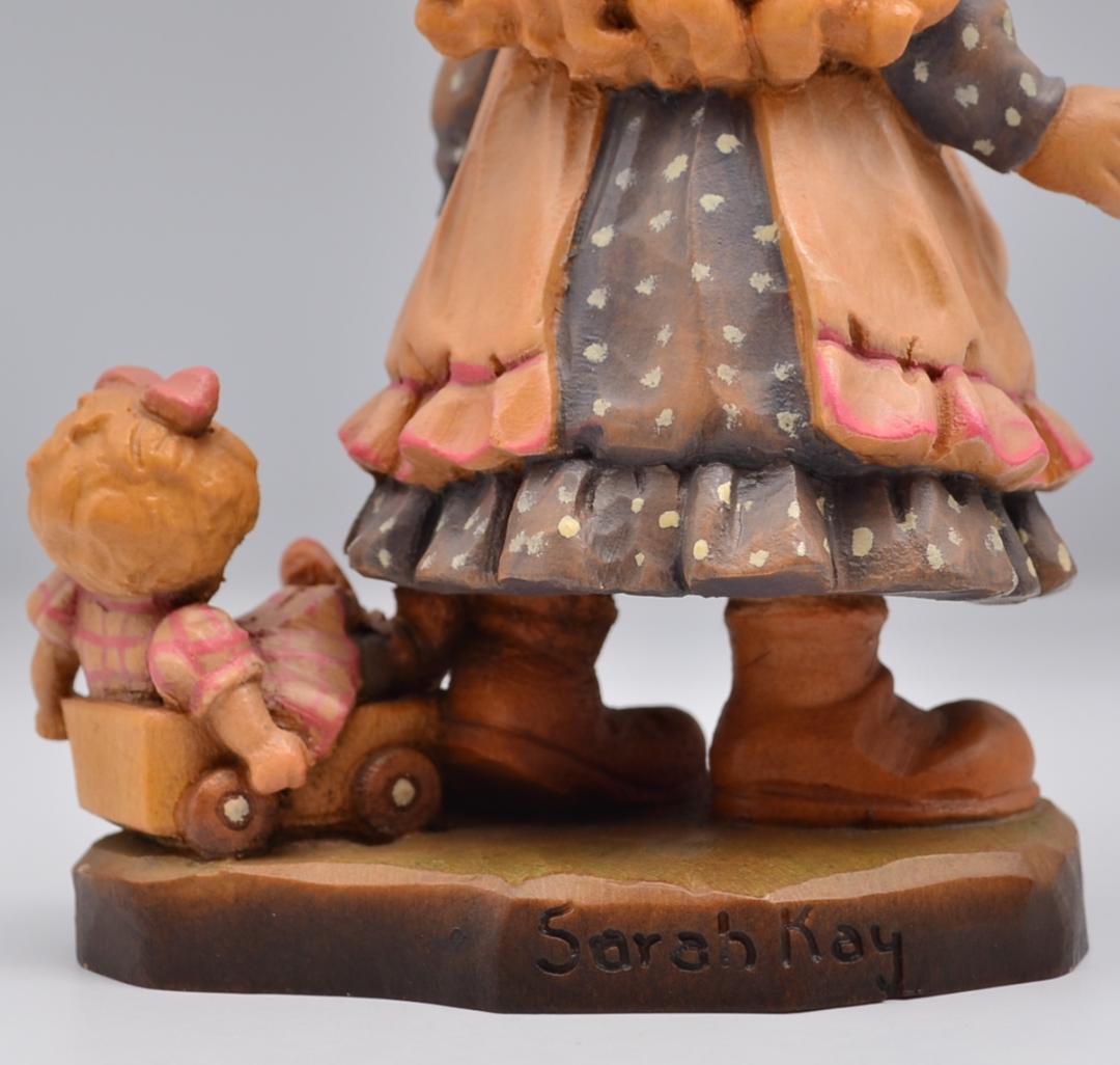 遊びの時間　アンリ　ANRI　サラケイ　木彫り人形　イタリア　17ｃｍ　限定品