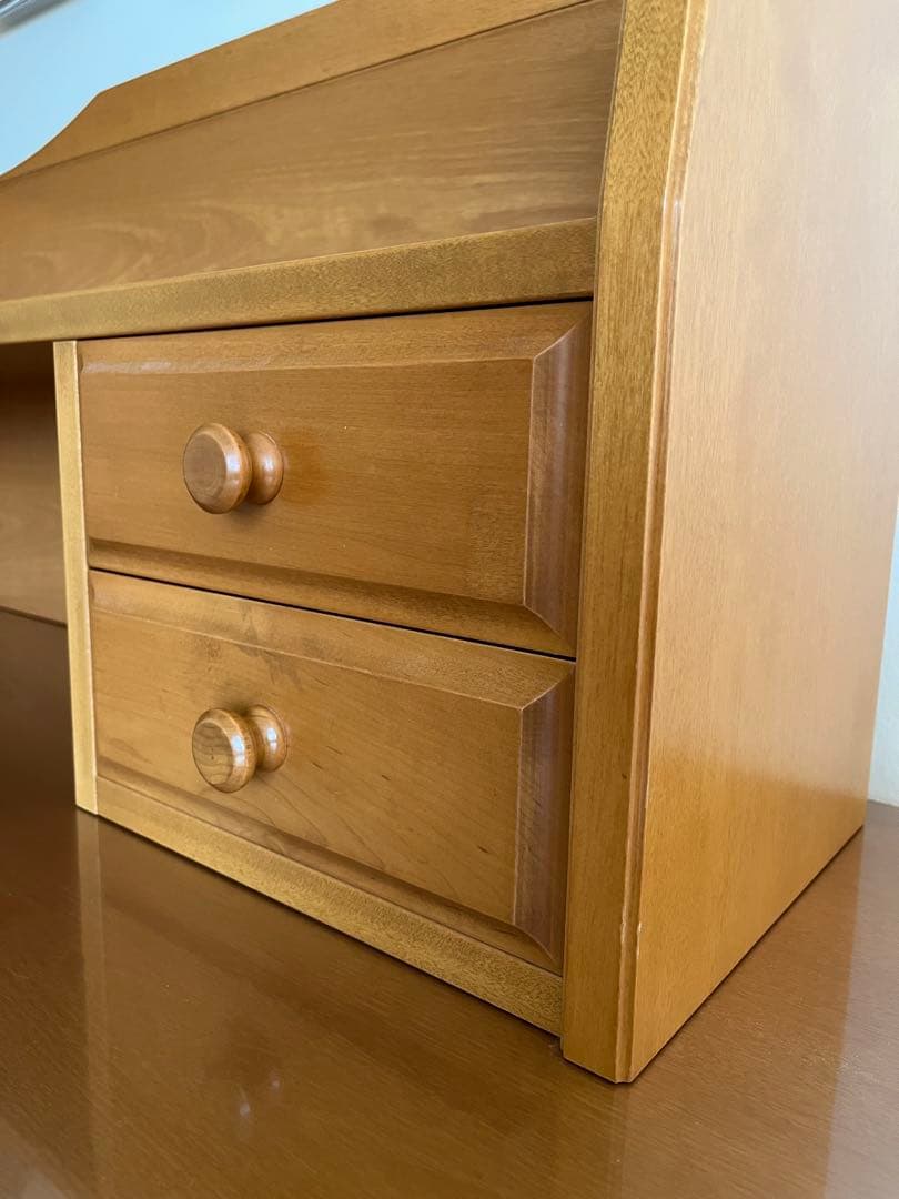 ＊美品＊ 天然木学習デスク棚