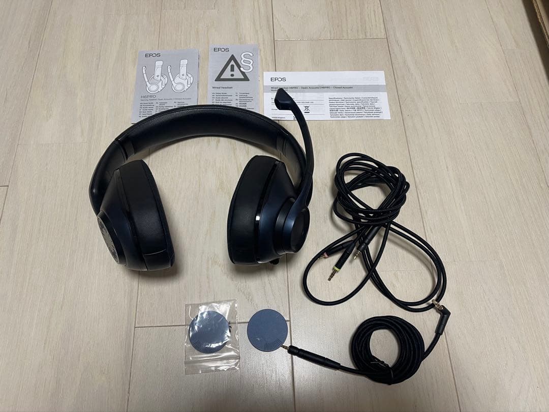 EPOS H6PRO ゲーミングヘッドセット（箱なし／付属品あり）