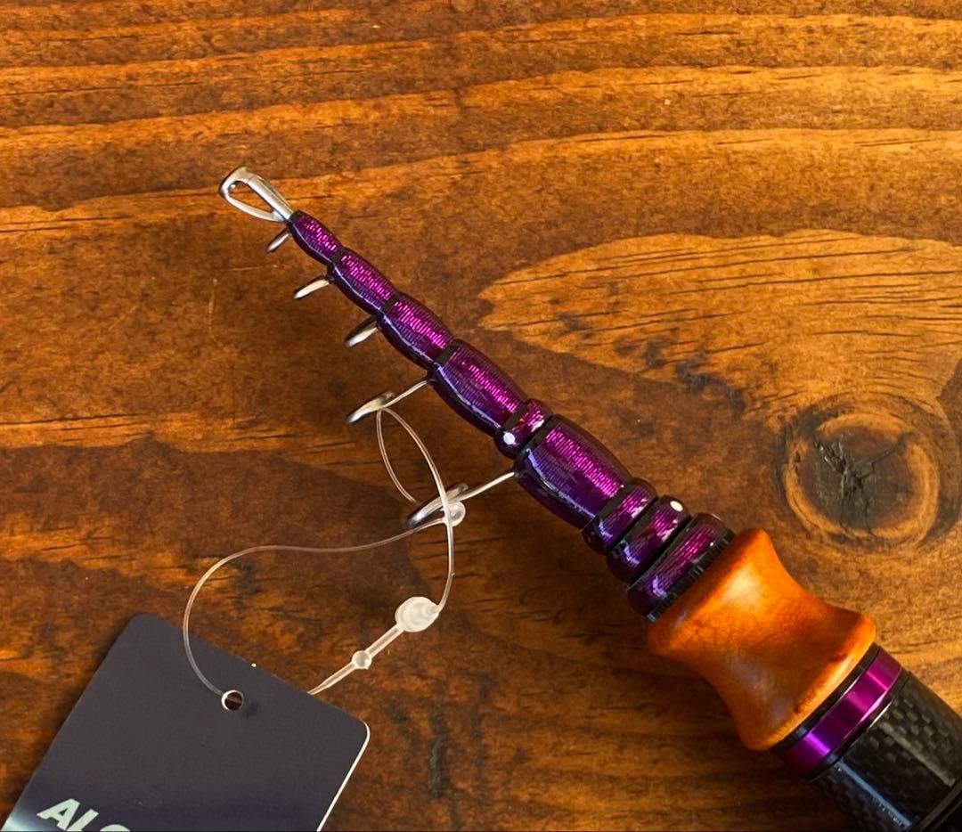 トラウトロッド　テレスコロッド　ウッドグリップ　コンパクトロッド