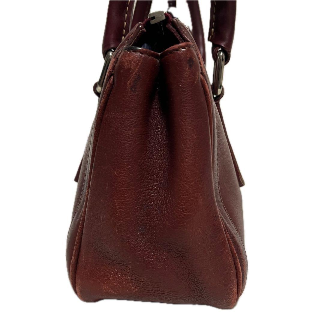 オールドコーチ ハンドバッグ レザー ボルドー ヴィンテージ COACH B94