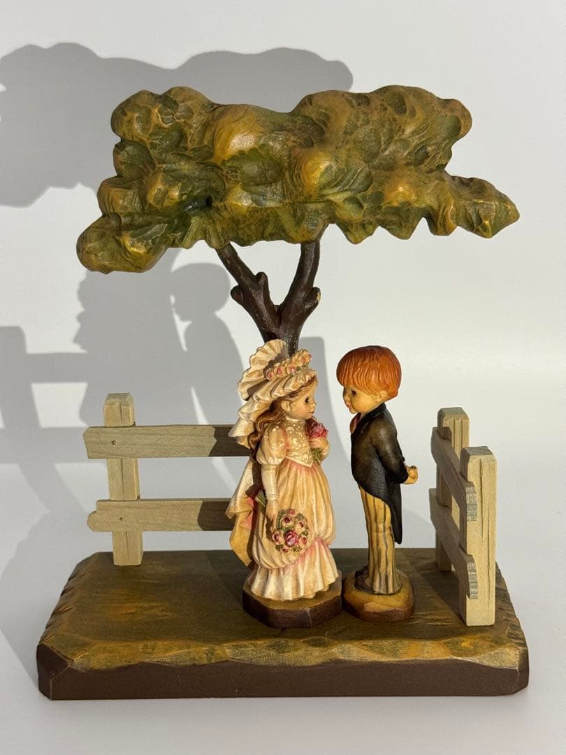 ANRI 木彫り人形 4000体限定 アンリ フィギュア フィギュリン3点セット