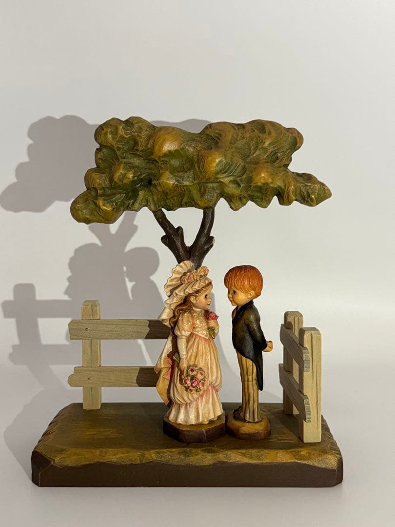 ANRI 木彫り人形 4000体限定 アンリ フィギュア フィギュリン3点セット