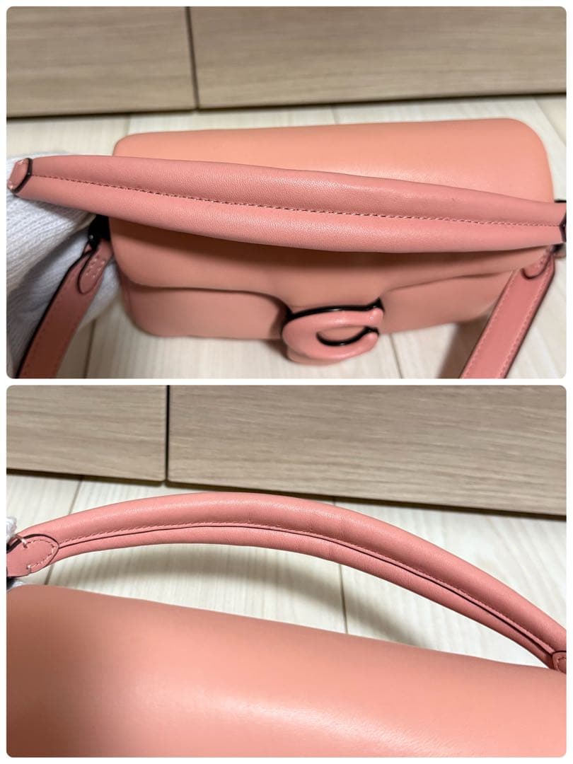 COACH タビー ピロー 2wayショルダーバッグ ハンドバッグ ピンク