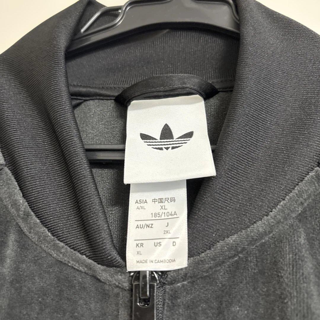 adidas ベロアトップファイヤーバード 2XL ブラック