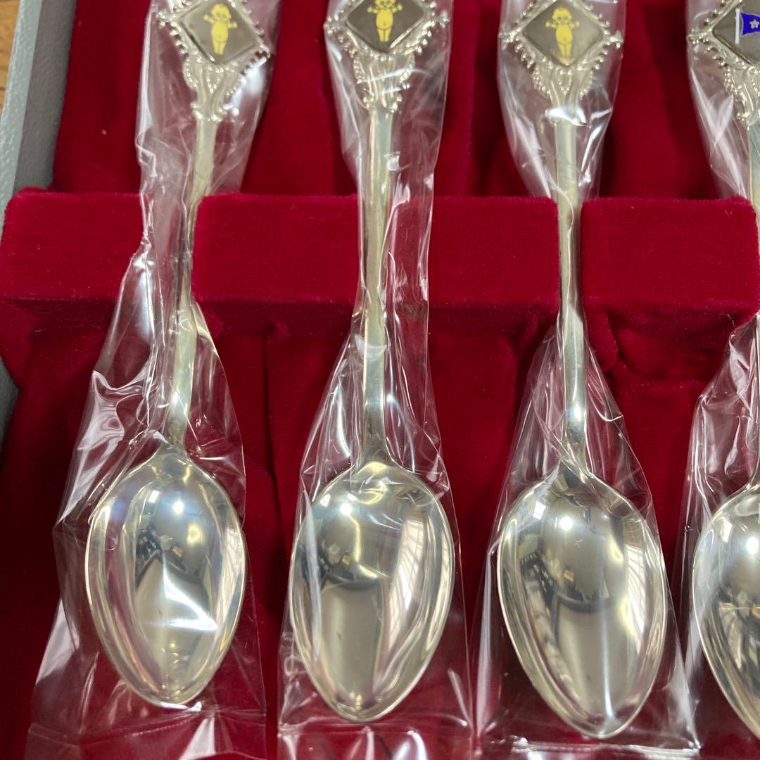 銀のスプーン　キューピー＆アヲハタ　スターリングシルバースプーンセット