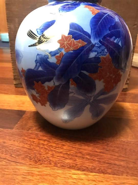 オールド香蘭社の花瓶、骨董品