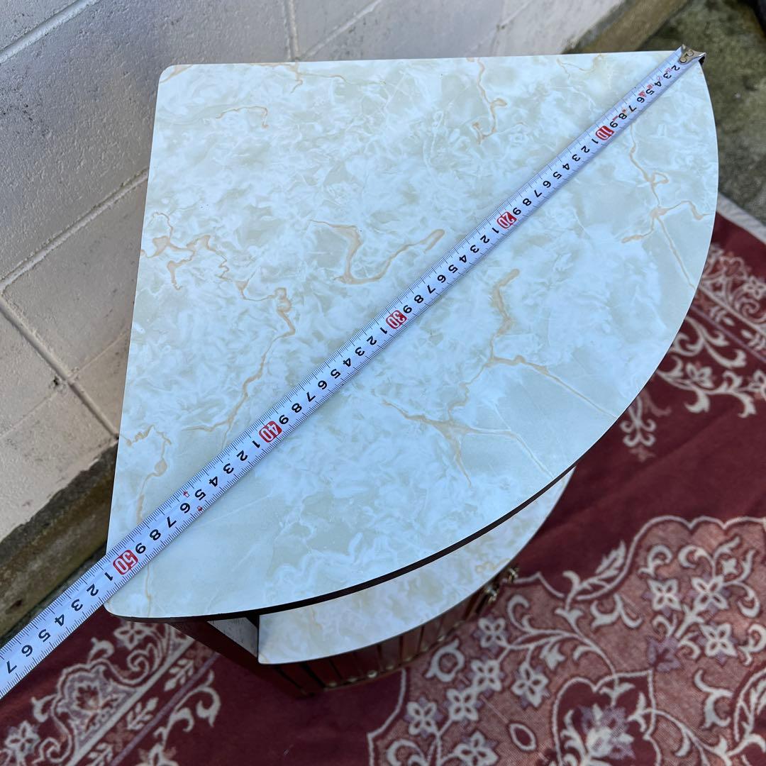 古家具ビンテージ品◾️karimoku カリモク 木製棚 飾り棚 ディスプレイ台