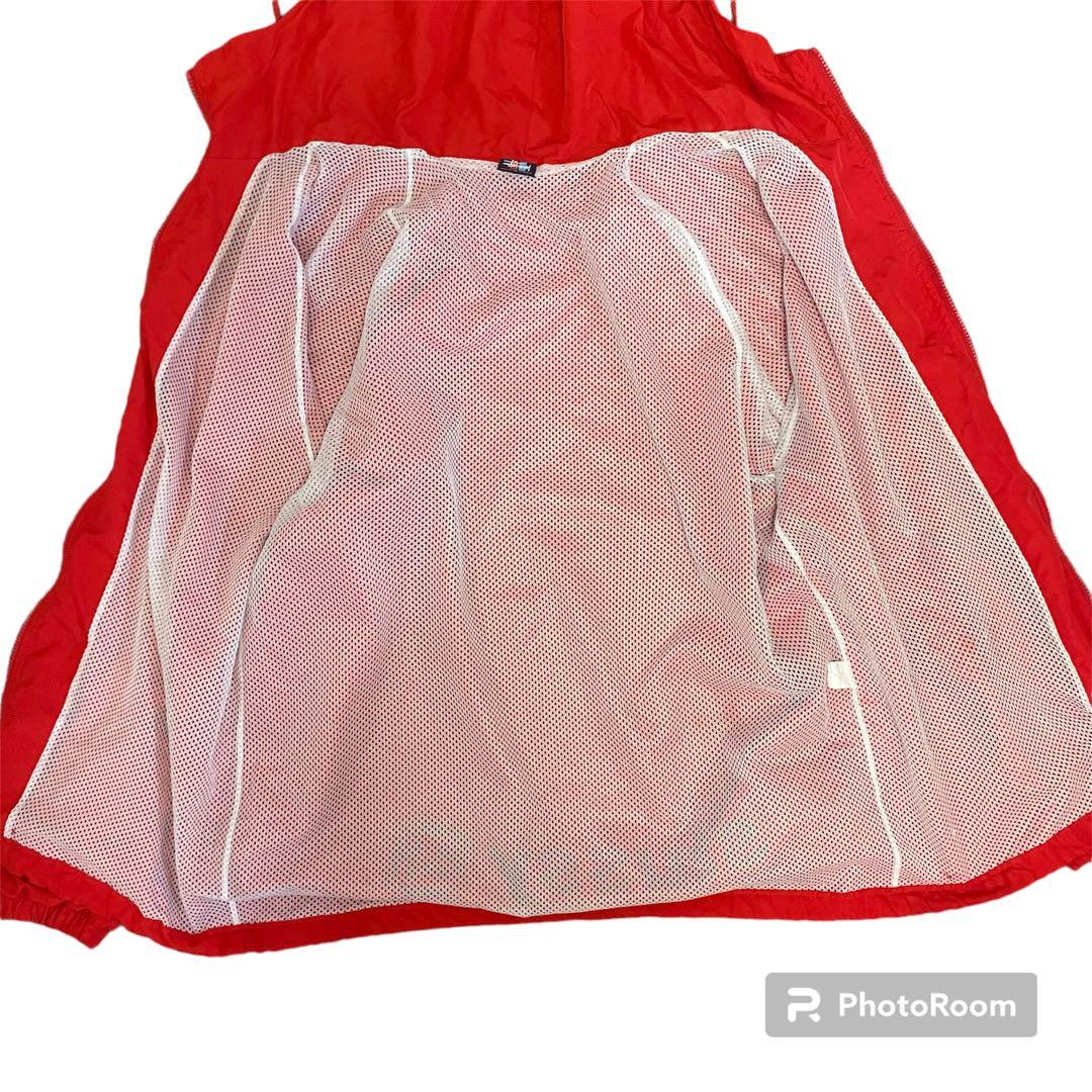 OLD STUSSY ナイロンジャケット　レッド　L　90s 　紺タグ