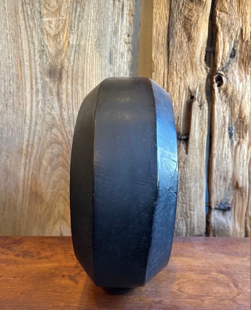 自在鉤　木彫　オブジェ　彫刻　古民芸　大迫力　とろとろ