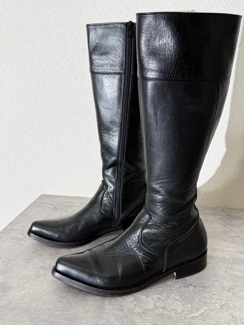 ヨウジヤマモト 03aw ロングレザーブーツ