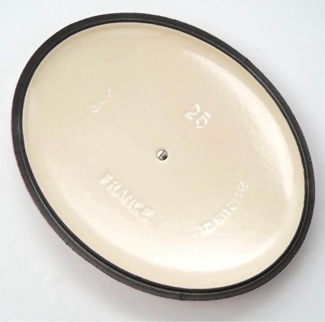 【美品】LE CREUSET　ココット オーバル シフォンピンク　25cm